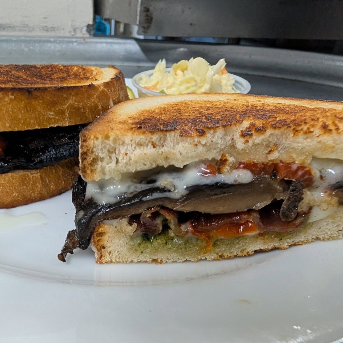 Grilled Portobello Paninis.