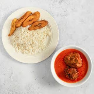 White Rice / Stew / Meat