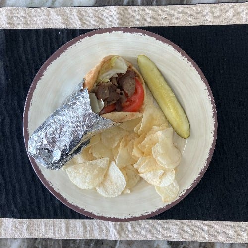 Gyro Sandwich.