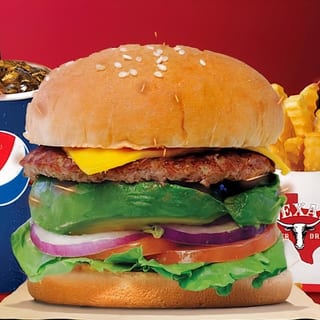 Avocado Cheeseburger Combo