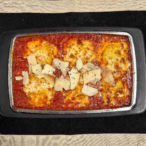 Four Cheese Manicotti.