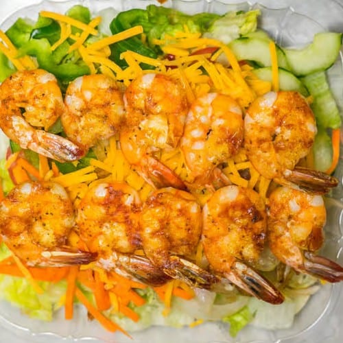 Grilled Shrimp Salad.