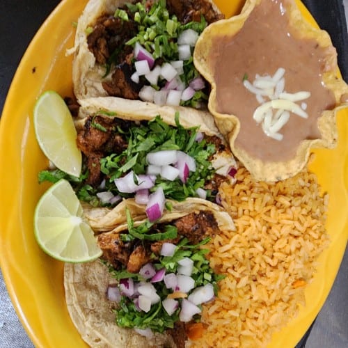 Tacos Al Pastor.