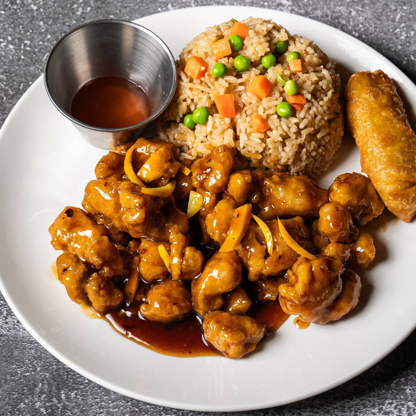 C4. Orange Flavored Chicken.