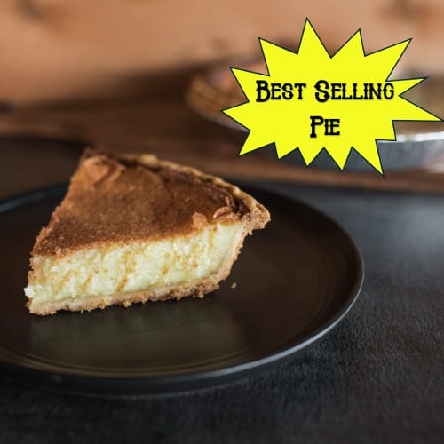 Buttermilk Pie Slice.