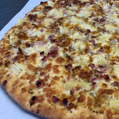 Hawaiian Delight Pizza.