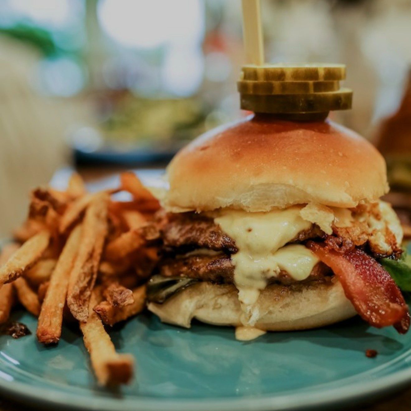 Bloom’s Double SmashBurger.