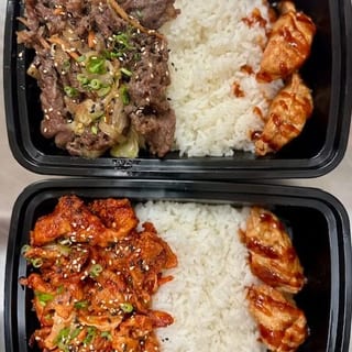 Dosirak Combination Lunchbox (Available Weekdays 11 Am - 2 Pm Only)