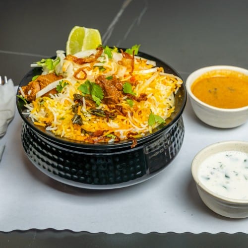 Guntur Mastan Goat Biryani.