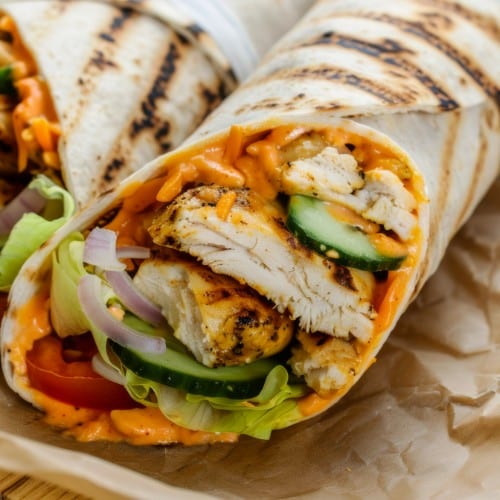Buffalo Chicken Wrap.