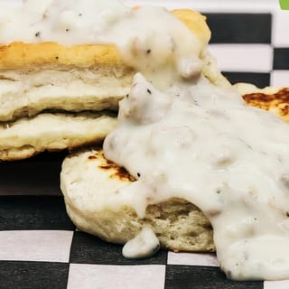 Impossible Double Biscuits Gravy