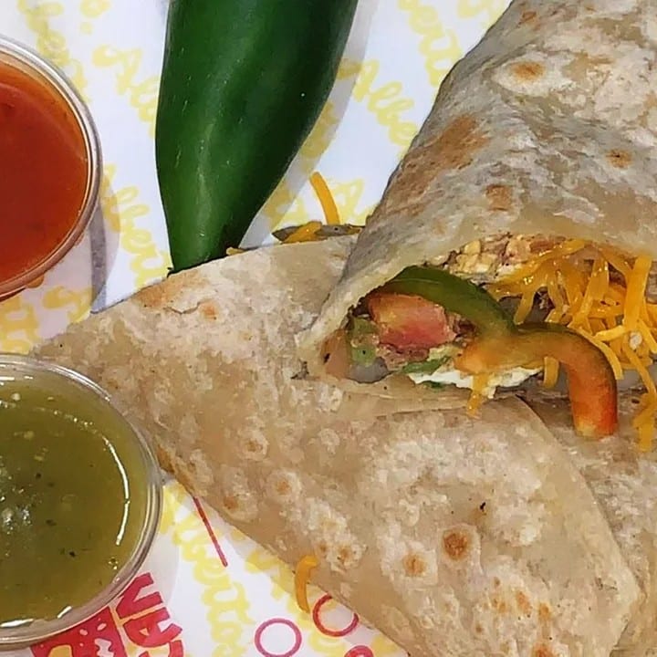 Machaca Burrito.