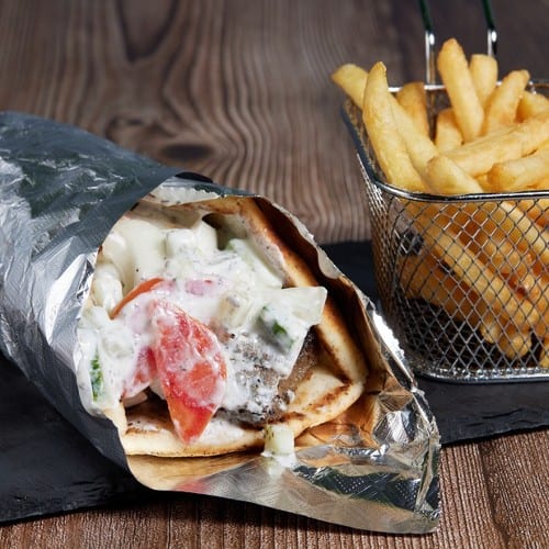 Gyro Sandwich Combo.