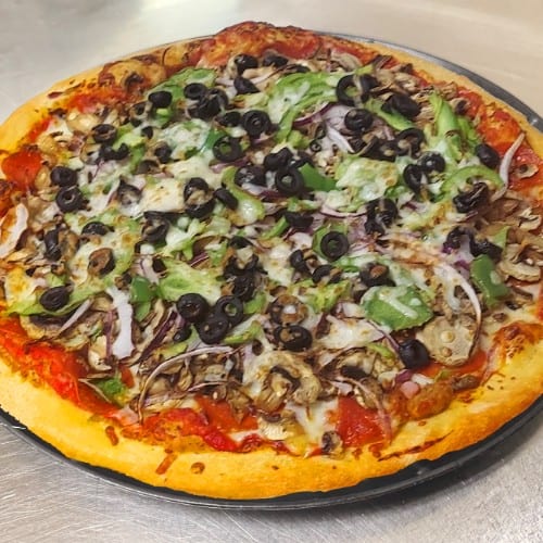 New York Combination Pizza.