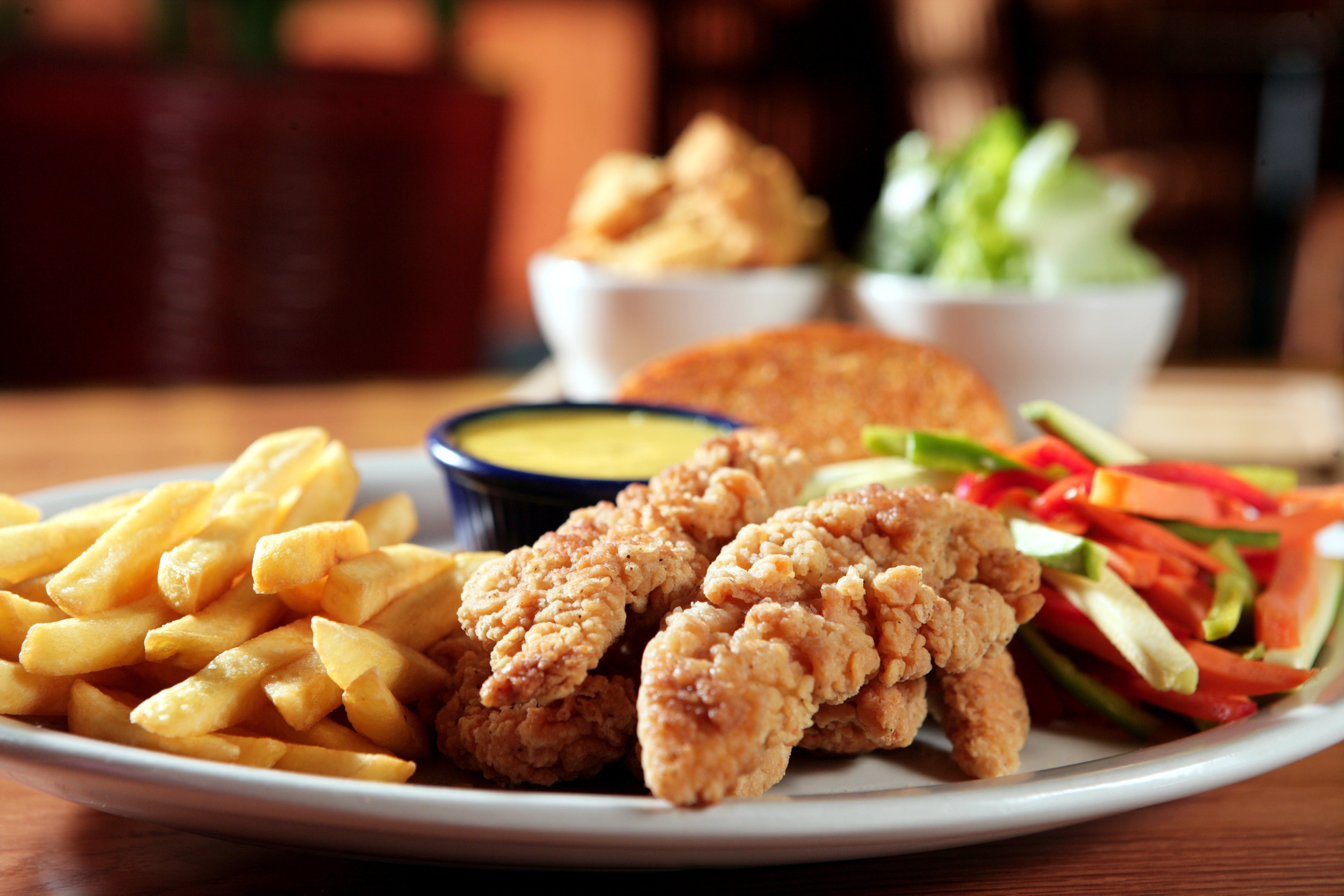 Chicken Tenders Platter.