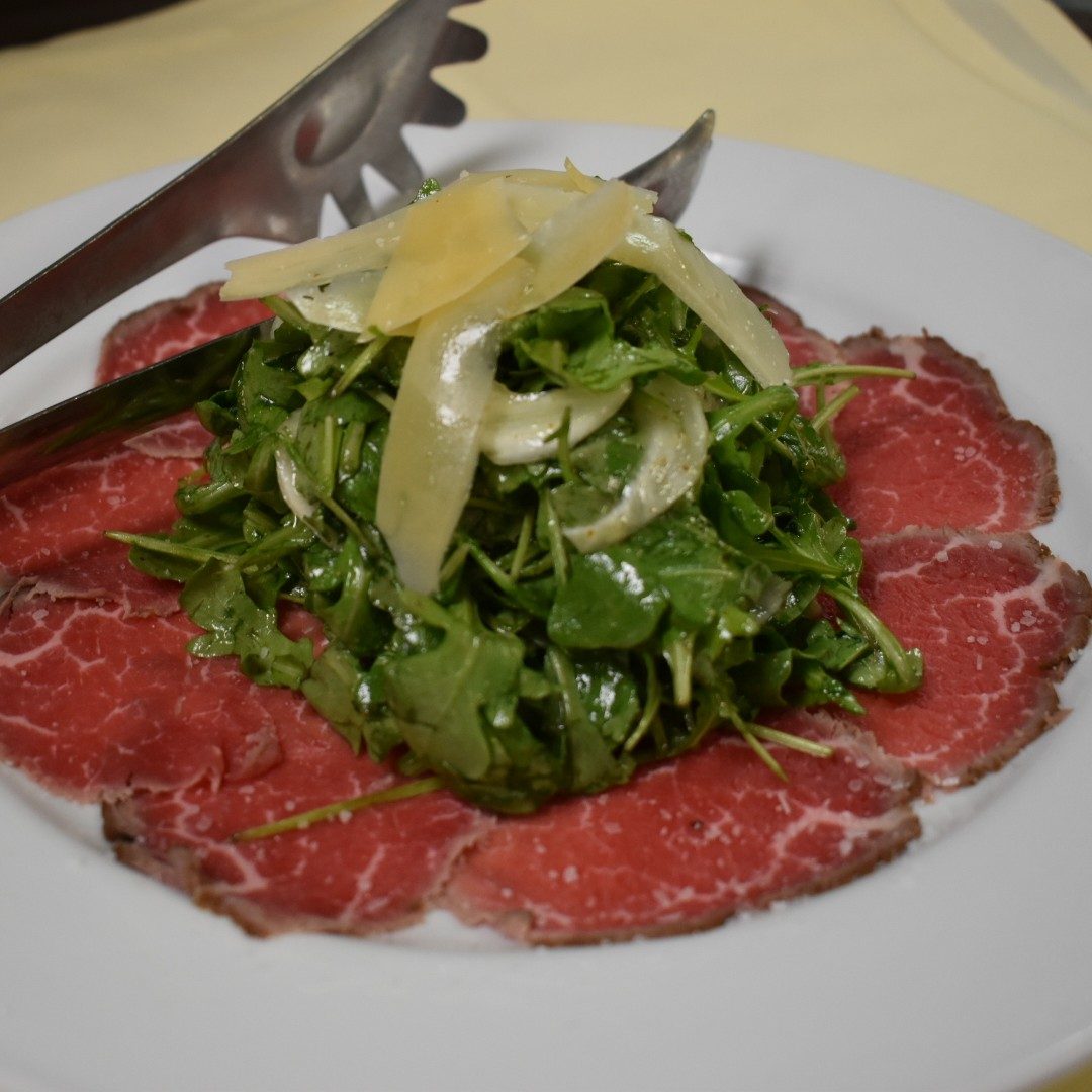 Beef Tenderloin Carpaccio.
