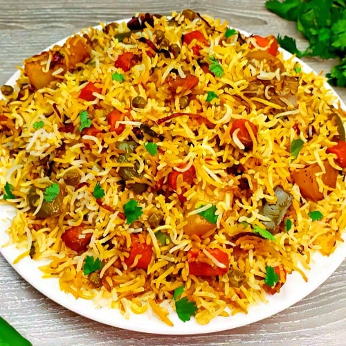 Vegetable Biryani (VEG, GF).