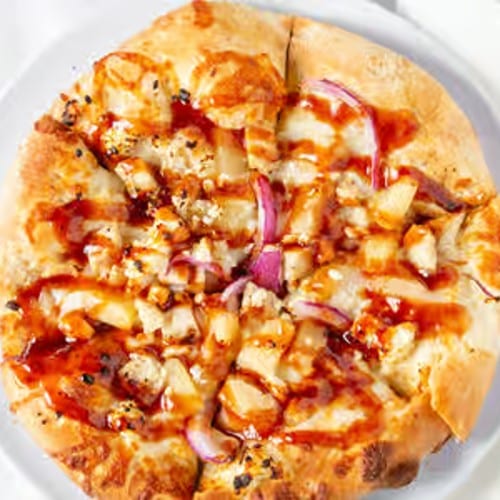 BBQ Chicken Pizza.