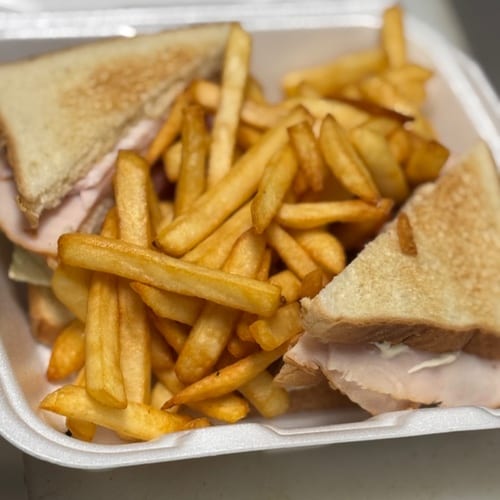 Turkey Club Sandwich.