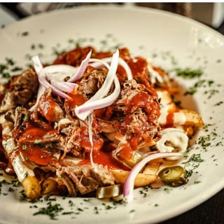 Tex-Mex Smoked Brisket Cheese Fries