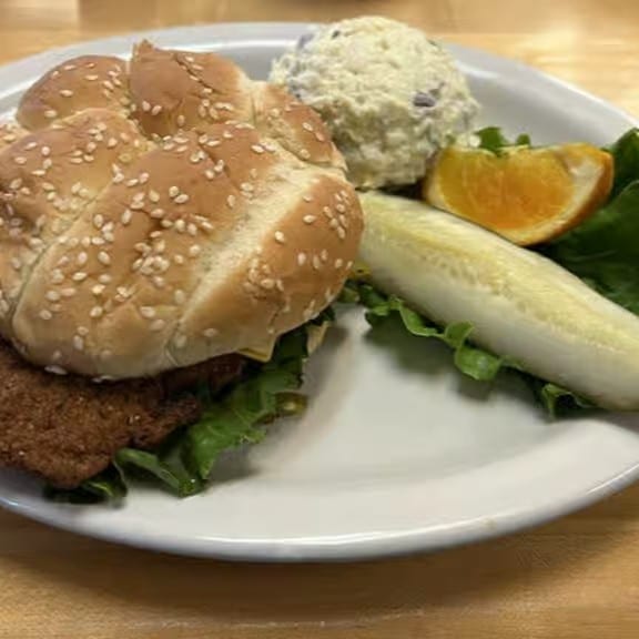Chicken Fried Steak Sandwich.