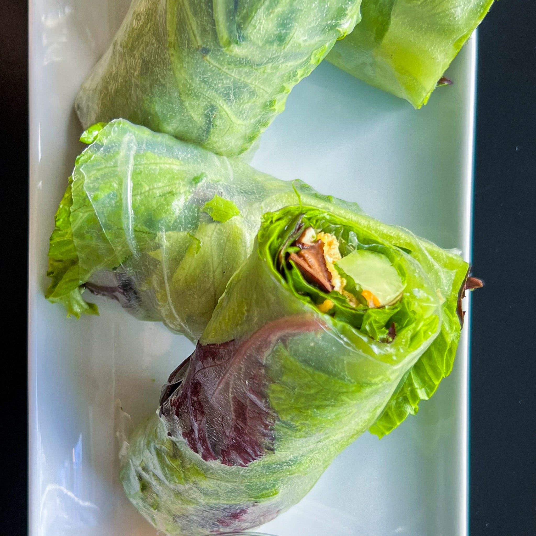 Grilled Pork Spring Rolls.