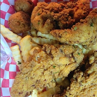 4pc Fried Chicken Strip Platter