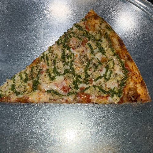 Chicken Pesto Slice.
