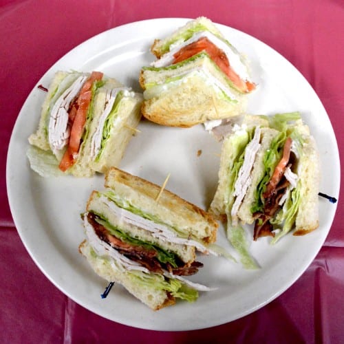 Turkey & Bacon Triple Decker Club.