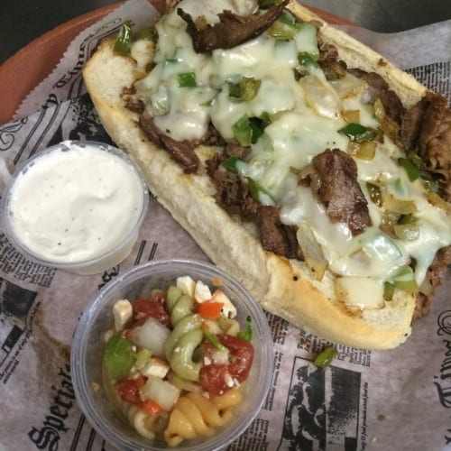 Philly Roast Beef Hoagie.