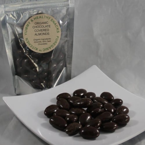 Chocolate Almonds.