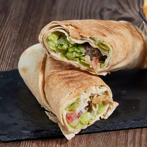 Kefta Lamb Wrap.