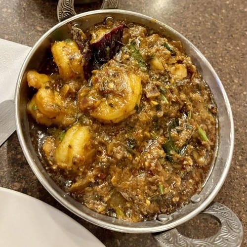 Gongura Shirmp Curry.