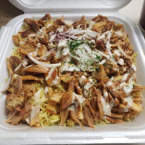 Chicken Shawarma Platter.