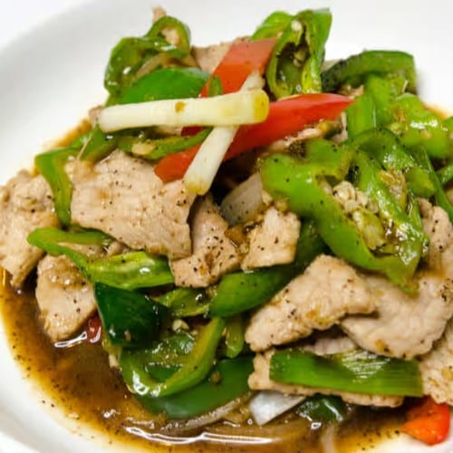 Spicy Pepper Stir-fry.