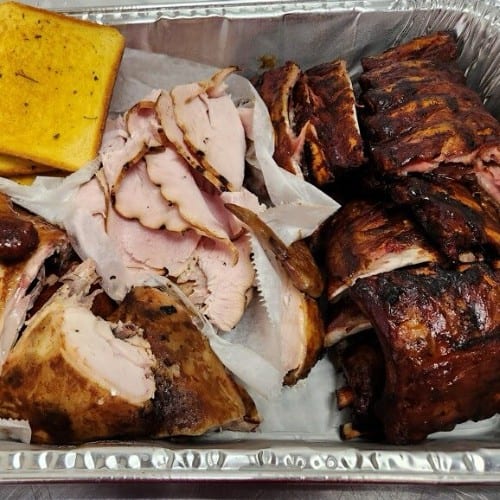 Baby Back Deluxe Pack (Serves 8-10).