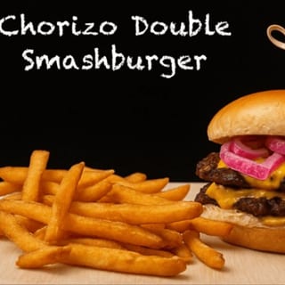 Chorizo Double Smash Burger