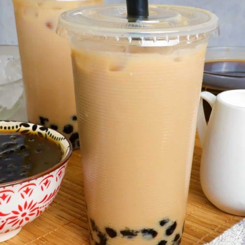 Milk Tea with Boba - Tra Sua Tran Chau.