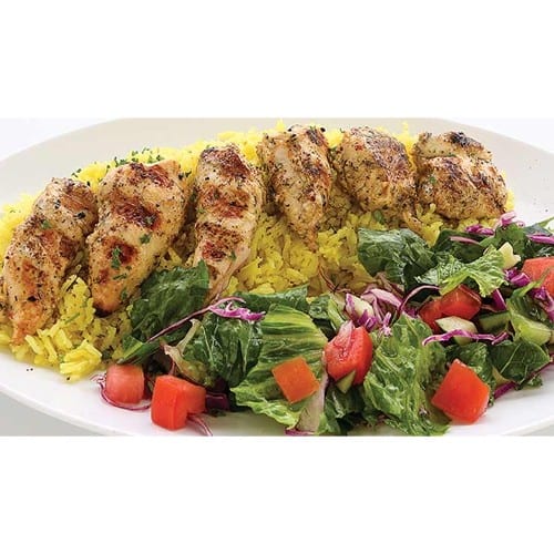 Chicken Shawarma & Chicken Kabab Lunch Special.