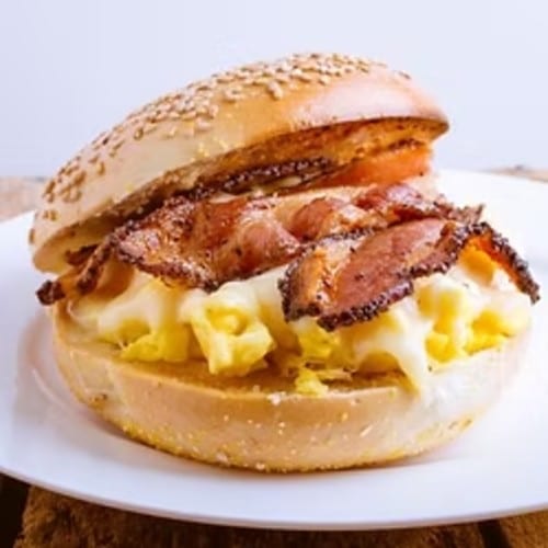 Egg & Cheese Breakfast Sandwich.