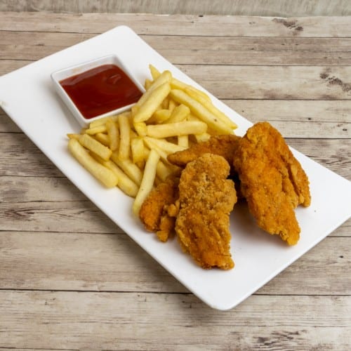 A12. Chicken Tenders with Fries.
