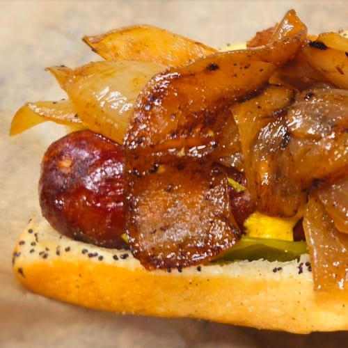 Maxwell Street Polish Sausage.