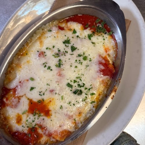 Cheese Ravioli - Dinner.