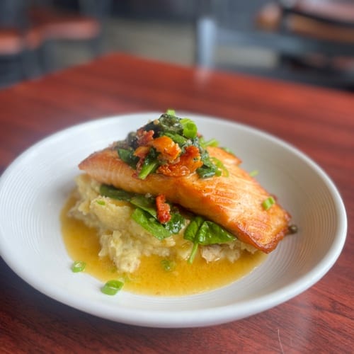 Atlantic Salmon Piccata.