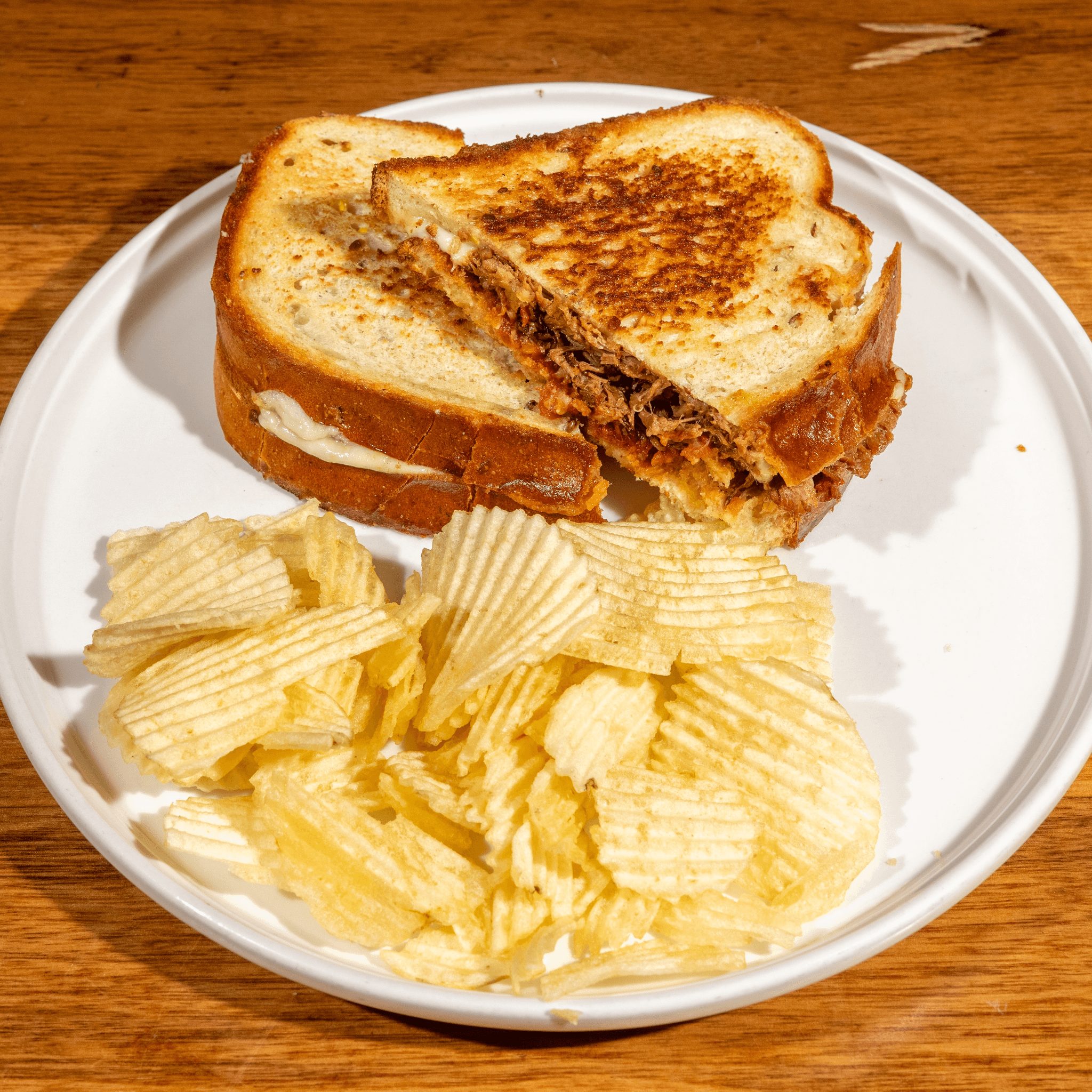 *Grilled Ribeye Sandwich with Ammoglio Sauce & Our 3 Cheeses Sandwich.