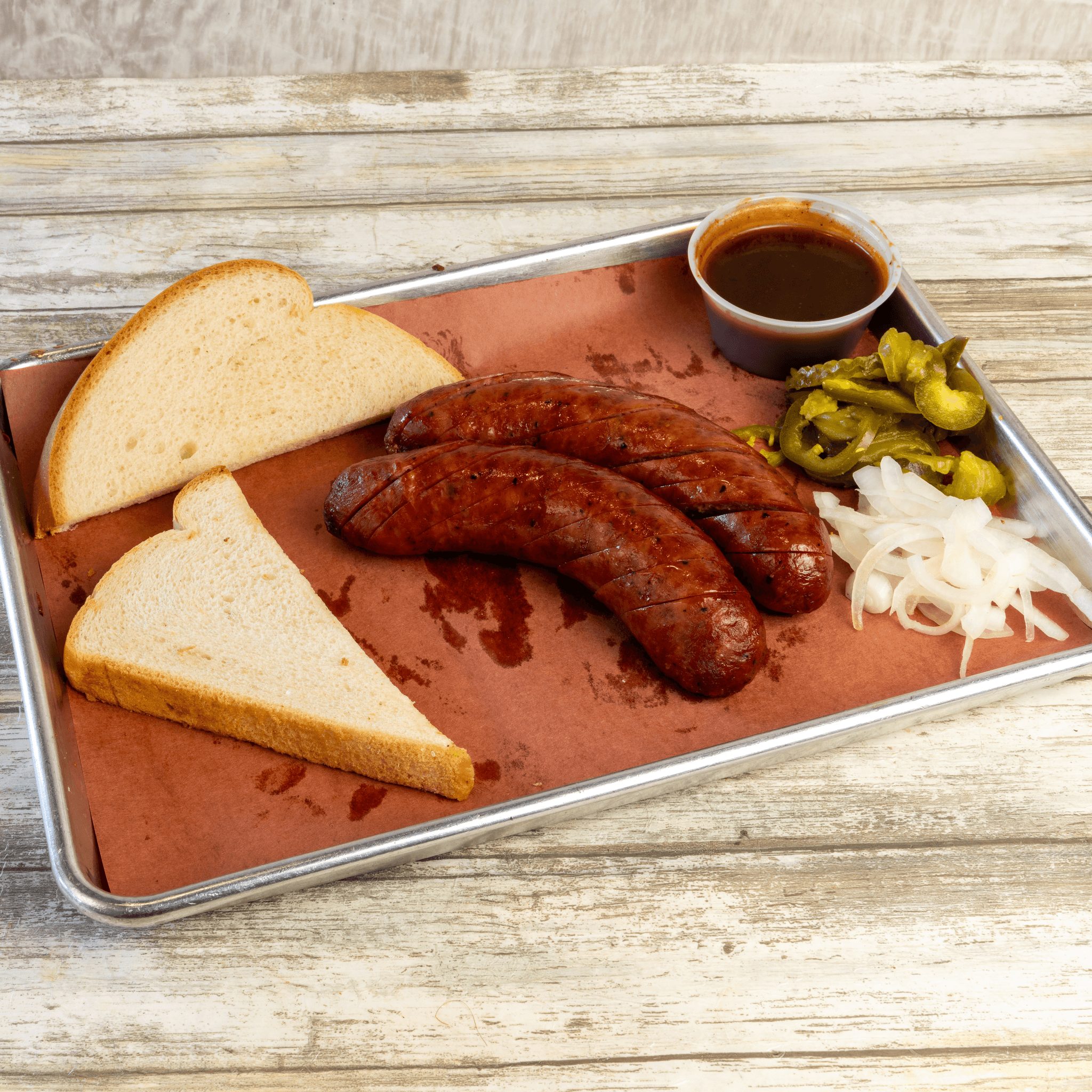 1/2 lb Spicy Sausage.