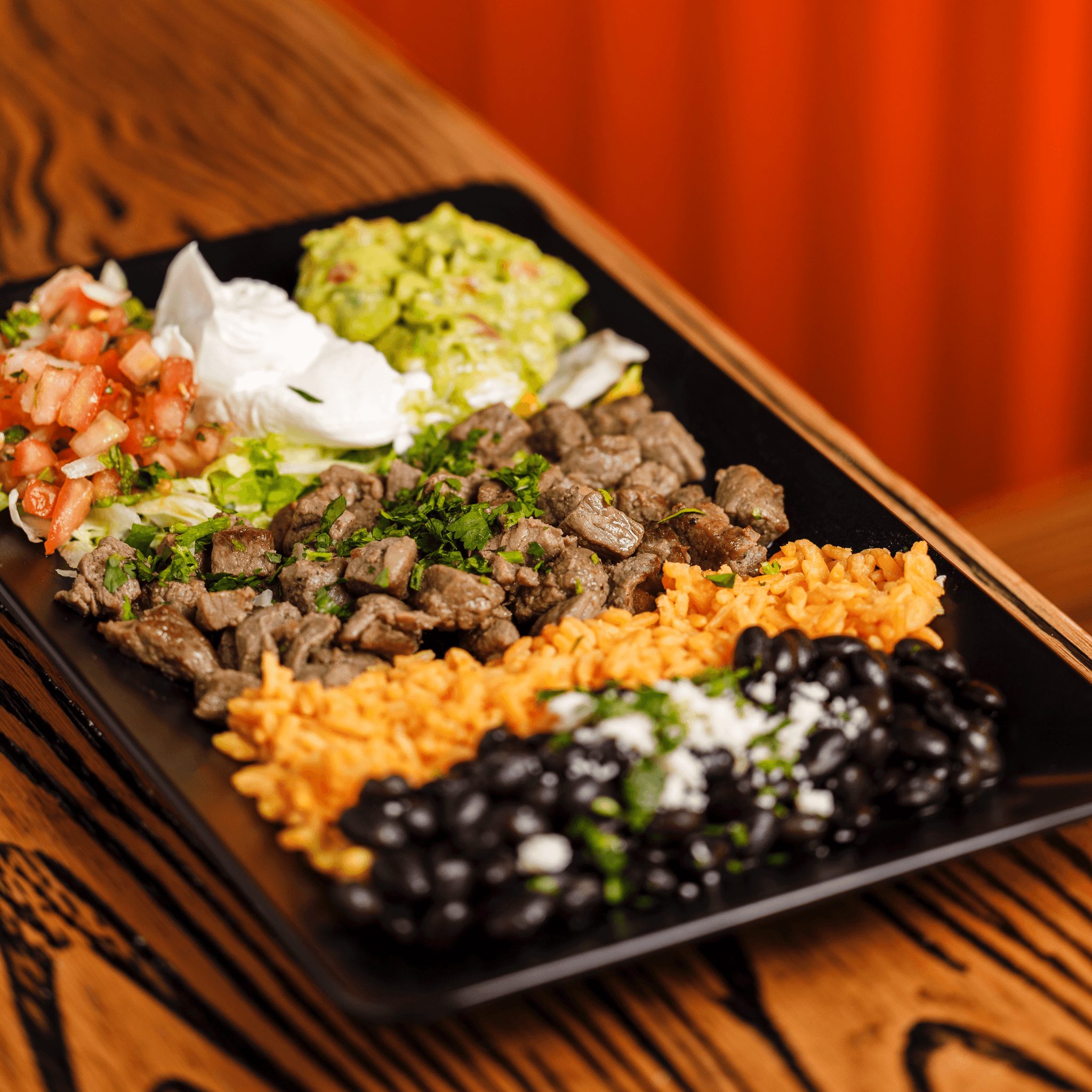 Taco bowl (one meat).