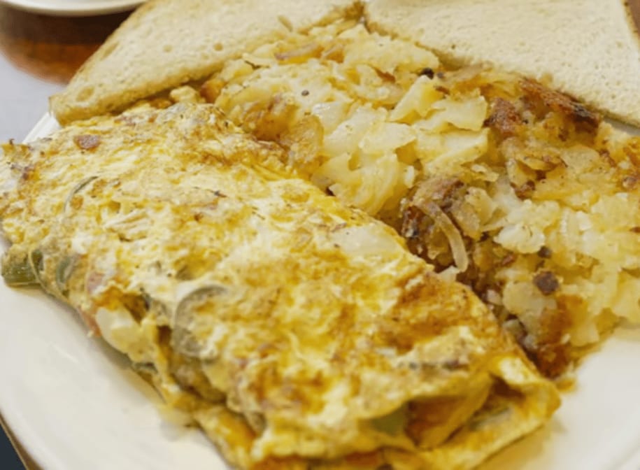 Corned Beef or Pastrami Omelette.