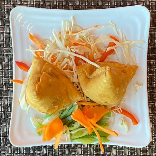 Veg Samosa (2 Pcs) (Vegan).