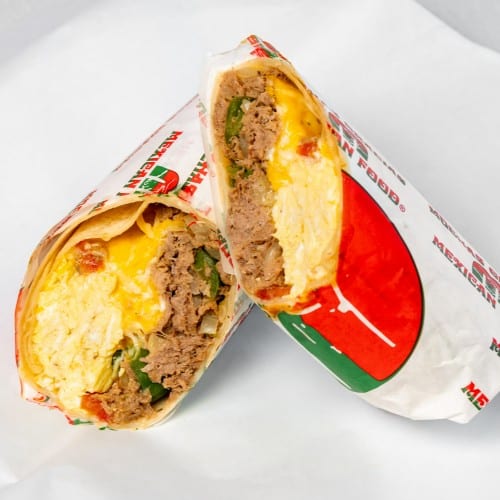 Machaca Breakfast Burrito.